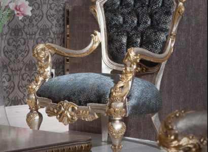 Luxurious armchair luxury upholstery textile single-seater upholstered seat single-seater living room
